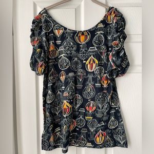 Anthropologie Hot Air Balloon T-shirt - Size XL